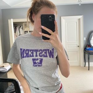 western university tshirt